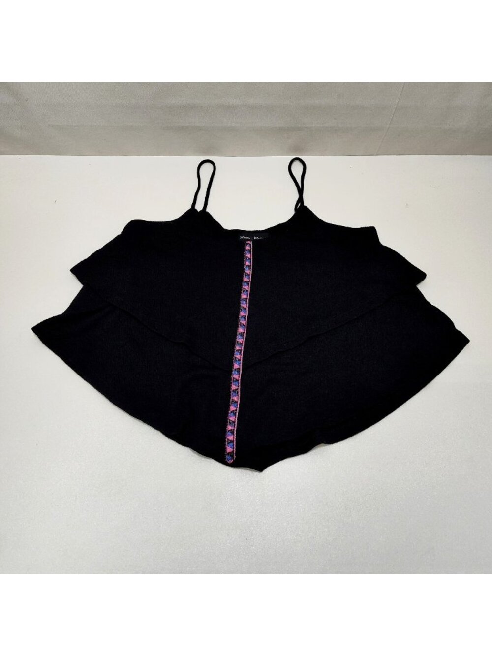 Mason + Mackenzie Double-Layer Tank Top Flowy Medium Boho Style Spaghetti Strap
